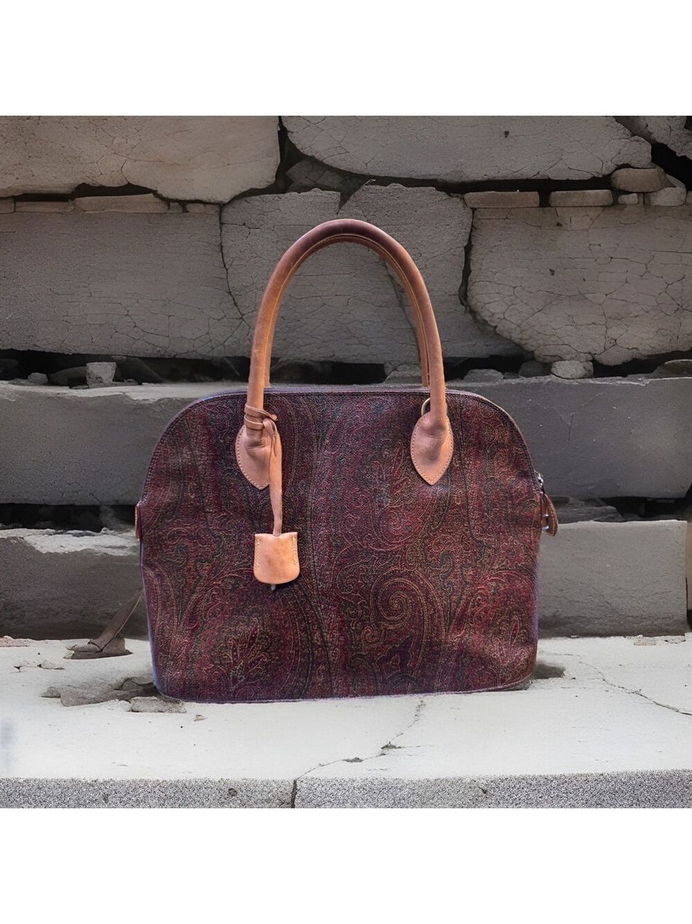 Etro Bowlers Top Handle Shoulder Bag